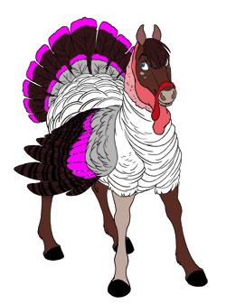 Dark Pink Turkey